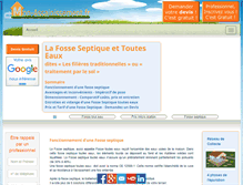 Tablet Screenshot of fosse-septique-toutes-eaux.mon-assainissement.fr